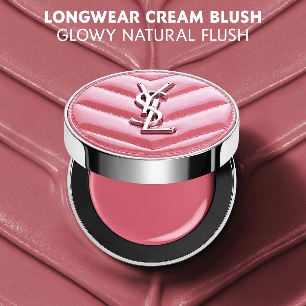 YSL Make Me Powder Blush Cream 44 - Buildable Cream Blush with Rosehip Oil