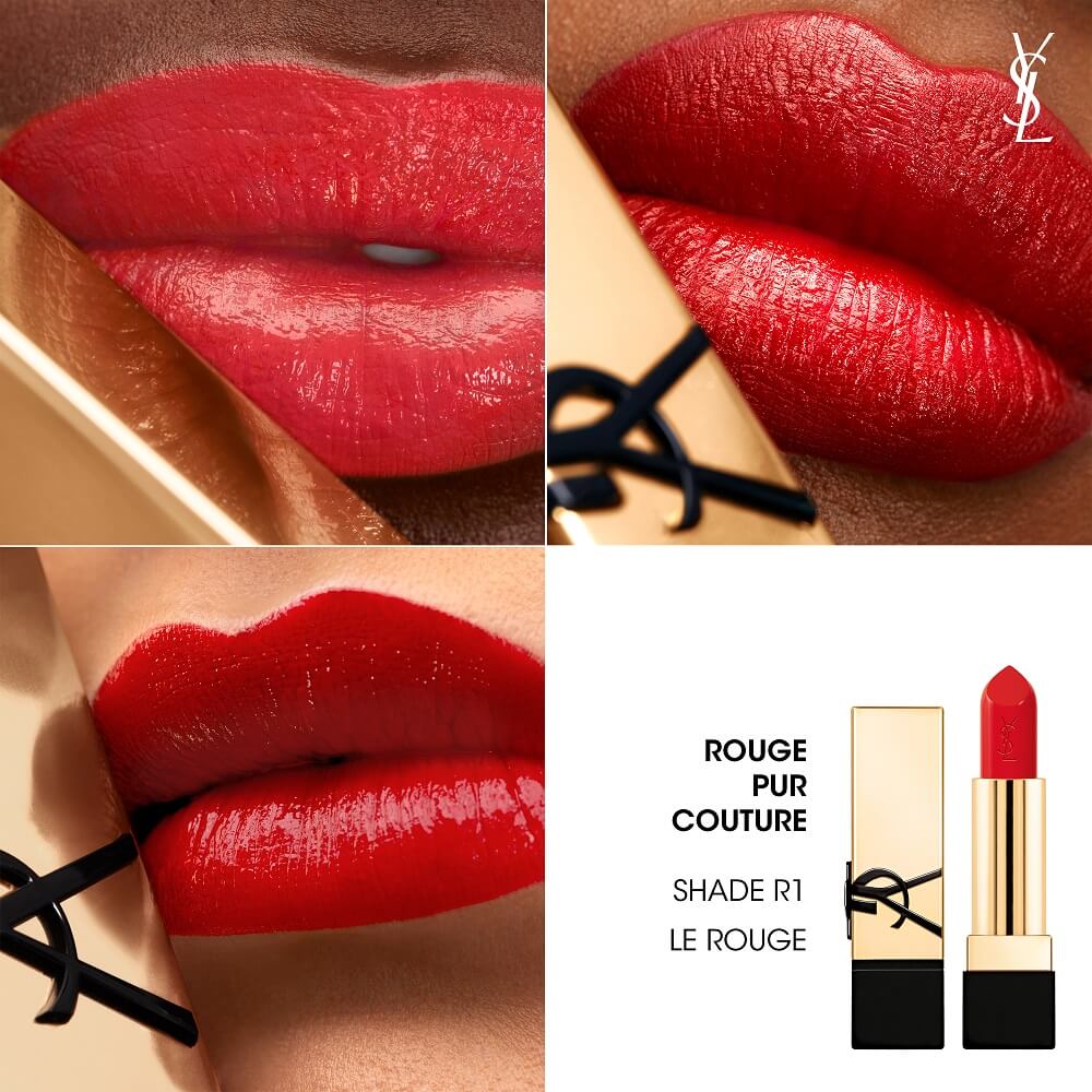 YSL Rouge Pur Couture Lipstick in R1 Velvet Finish