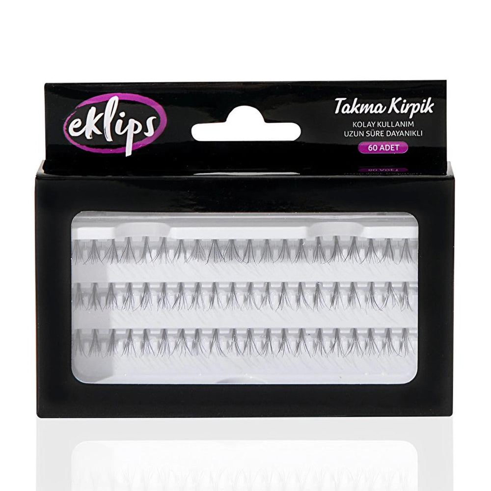 Eklips Long-Lasting False Eyelashes for Natural Volume 60-Pack