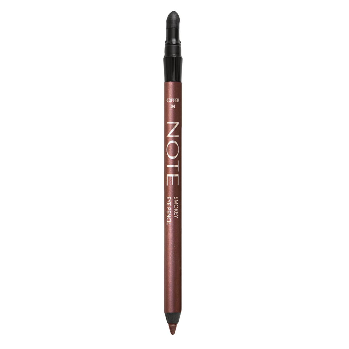 note smokey eye pencil copper, smoky eye pencil packaging, eye pencil swatch Note Smokey Eye Pencil - Copper | 1.2g Note Smokey Eye Pencil - Copper note, smokey-eye-pencil, copper, eyeliner, makeup, eye-makeup, waterproof, paraben-free, sensitive-eyes, ai-generated