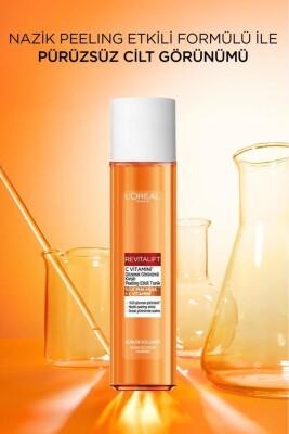 L'Oreal Paris Revitalift Vitamin C Toner: Pore Minimizing, AHA Exfoliating & Skin Brightening Facial Toner - Alcohol-Free, Peeling Effect L'Oreal Vitamin C Toner: Pore Minimizing & Brightening Vitamin C toner, pore minimizing toner, AHA exfoliating toner, alcohol free toner, skin brightening toner, Revitalift toner, peeling effect toner, toner for large pores, facial toner, skin care toner, facial toner, skin toner, pore minimizer, exfoliant, brightening toner, radiant skin, even skin tone, gentle exfoliati