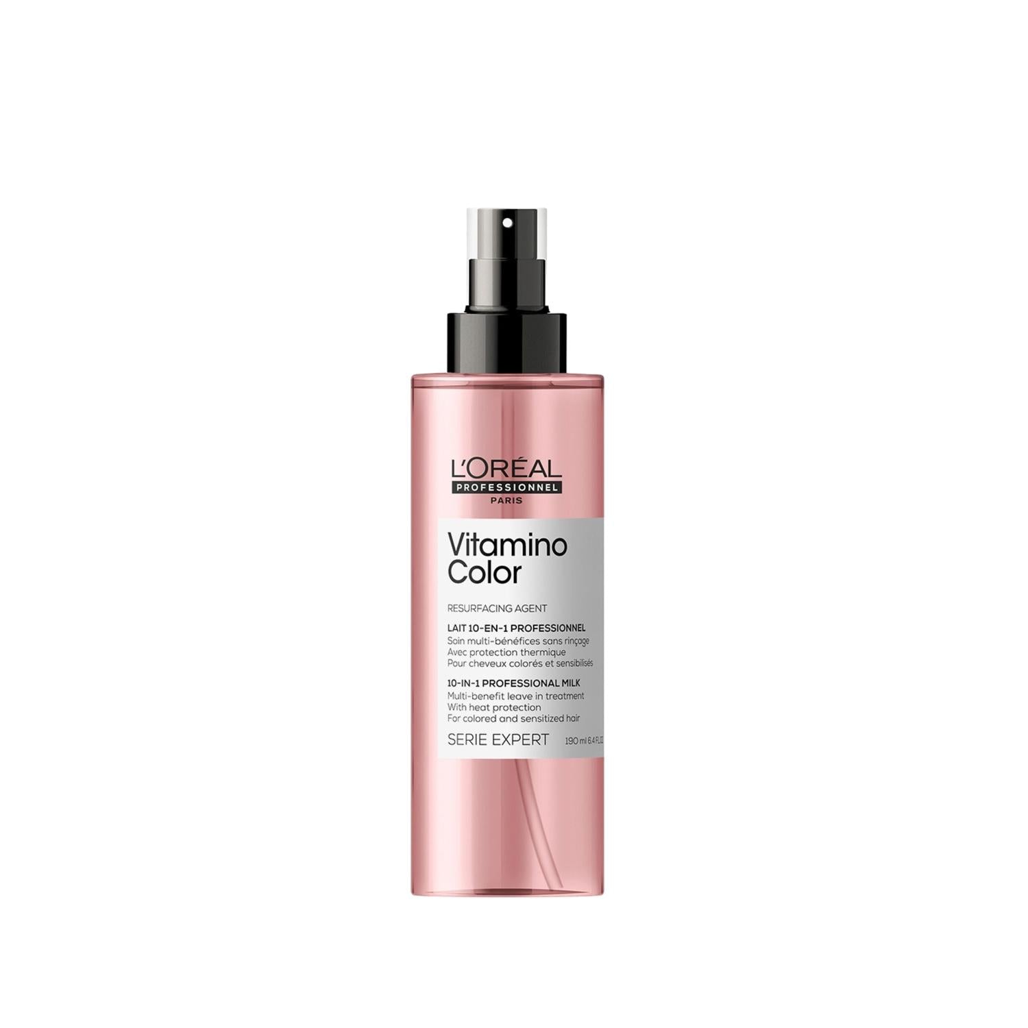 Loreal Professionnel Paris Vitamino Color Hair Care Spray for Colored Hair - 190ml, Nourishing, Color Protecting, Professional Quality Loreal Paris Vitamino Color Hair Spray - Color Protecting Hair care spray, Colored hair care, Loreal Professionnel Paris, Vitamino Color, Hair nourishment spray, Color protection, Professional hair care, Hair care for colored hair, Nourishing hair spray, Color vibrancy, Hair health, Professional quality hair care