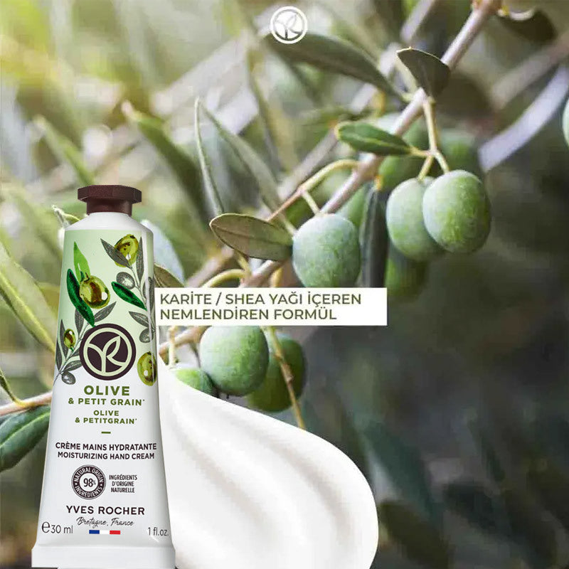 Yves Rocher Olive & Petitgrain Refreshing Hand Cream 30 ml