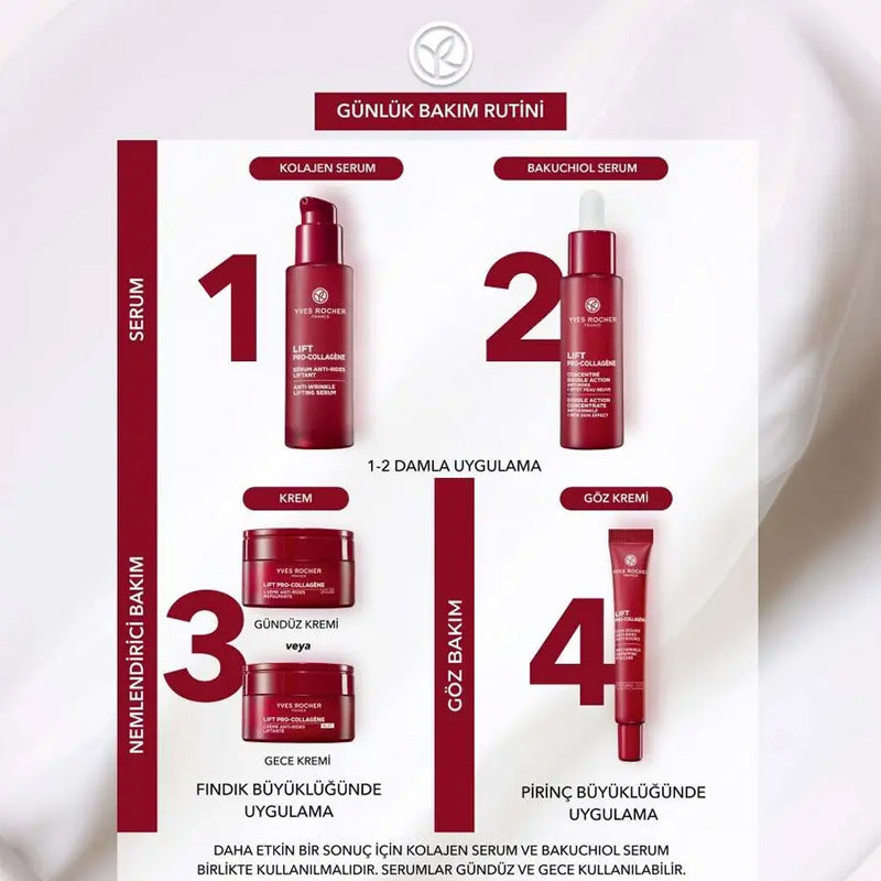 Yves Rocher Lift Pro Collagene Bakuchiol Retinol Alternative Serum 30 ml