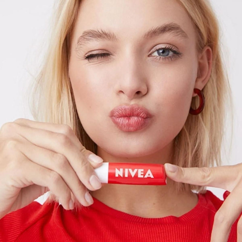 Nivea Nourishing Lip Care Balm with 24-hour Moisturization - Mineral Oil-Free Lip Balm - view 3