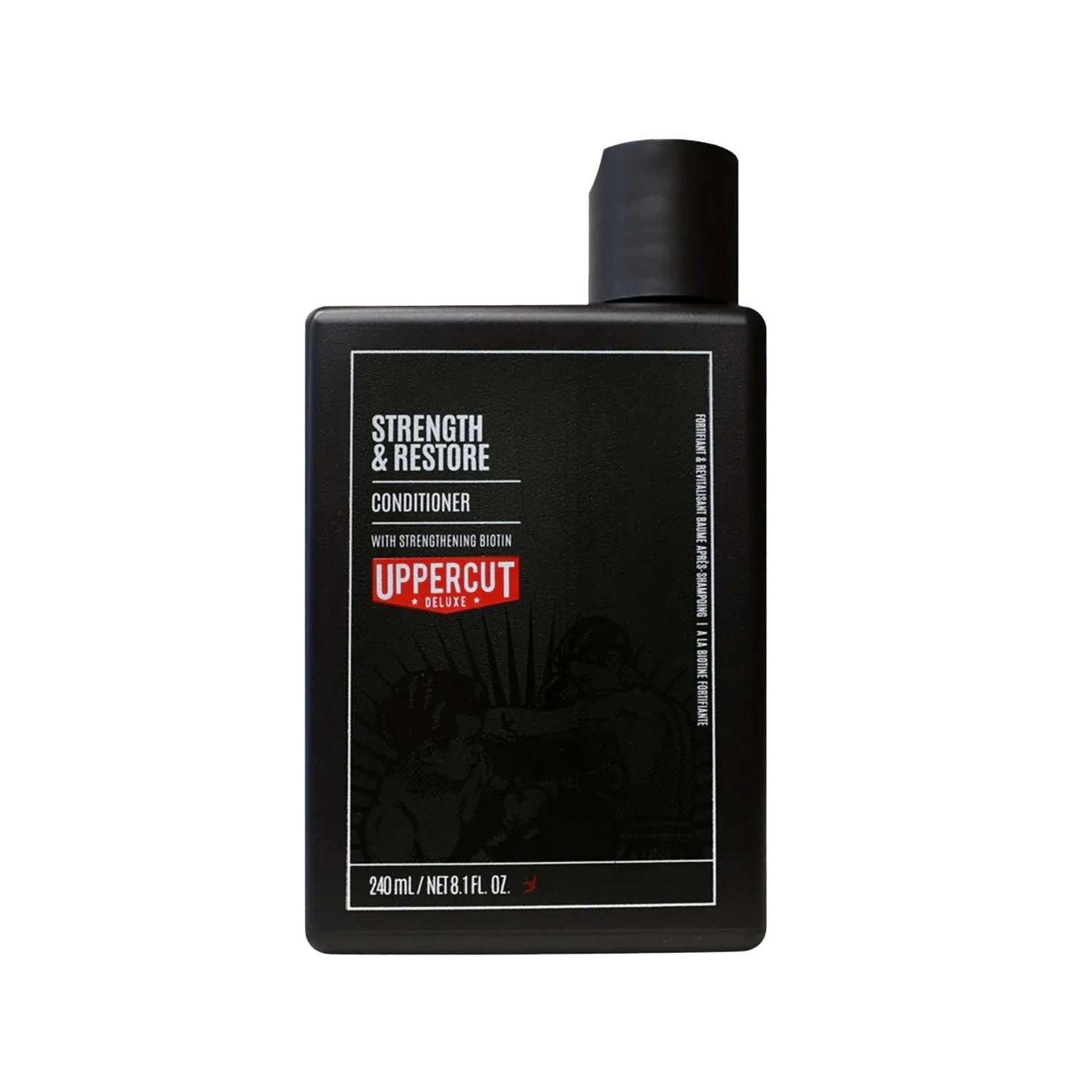 Uppercut Deluxe Strength and Restore Hair Cream - Nourishing and Repairing Treatment for Damaged Hair, 8.12 fl oz Uppercut Deluxe Strength & Restore Hair Cream - 8.12 fl oz Uppercut Deluxe Strength and Restore, Hair care product, Strengthening hair cream, Restorative hair treatment, Hair nourishment and repair, Hair cream, Nourishing hair treatment, Repairing hair cream, Uppercut Deluxe hair products, Hair care routine, Damaged hair repair, Dry hair treatment