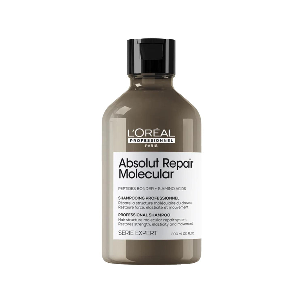 Loreal Professionnel Paris Serie Expert Absolut Repair Molecular Hair Repair Shampoo for Damaged Hair - 300ml - Shampoo
