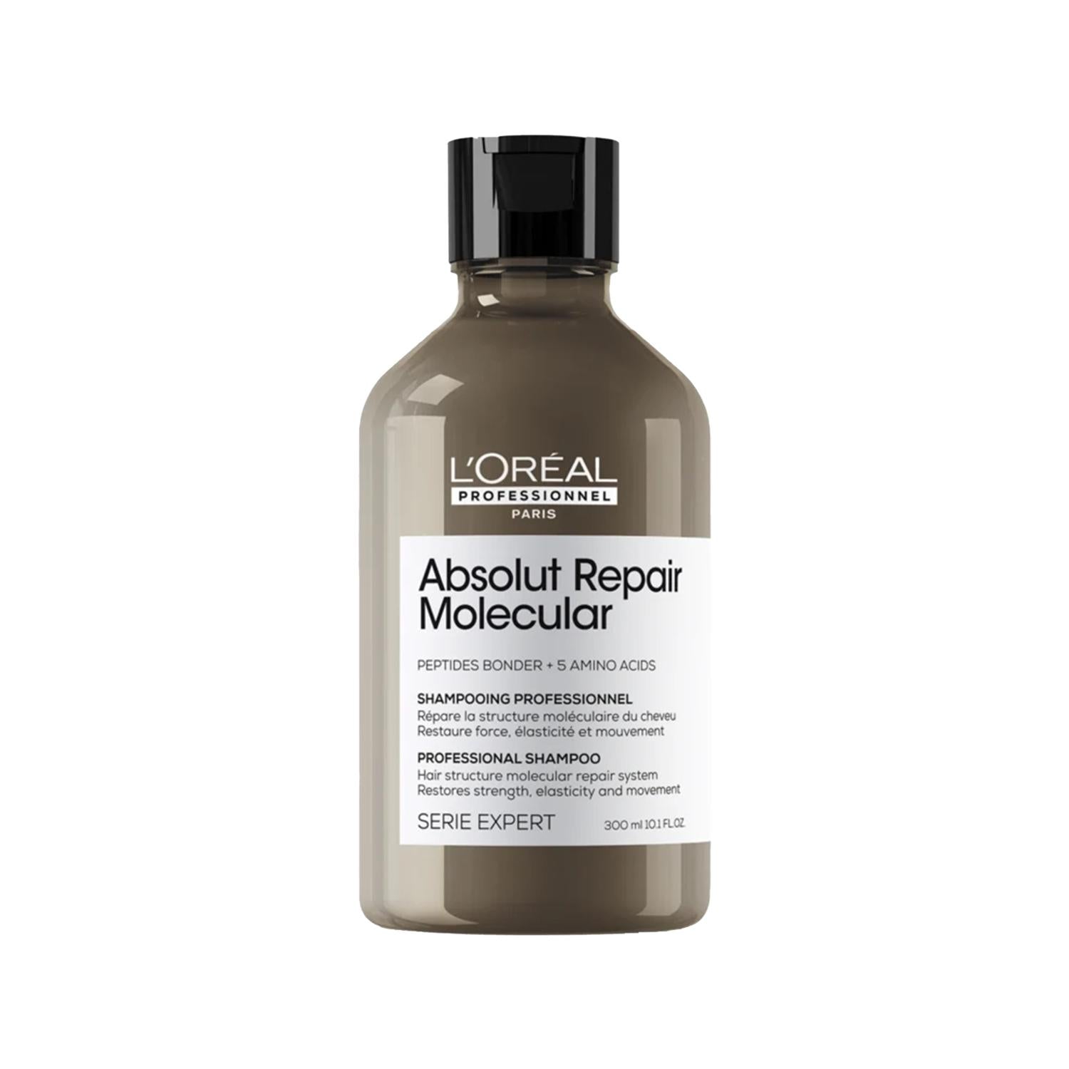 Loreal Professionnel Paris Serie Expert Absolut Repair Molecular Hair Repair Shampoo for Damaged Hair - 300ml Loreal Paris Hair Repair Shampoo for Damaged Hair Hair repair shampoo, Damaged hair care, Loreal Professionnel Paris, Serie Expert Absolut Repair Molecular, Arındırıcı Şampuan, hair care, professional hair products, damaged hair repair, hair nourishment, molecular repair, deep cleansing shampoo, healthy hair maintenance