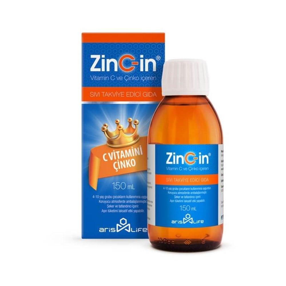 ZinC-in Vitamin C and Zinc Syrup - Immune System Support, 5.07 fl oz ZinC-in Vitamin C Syrup for Immune Support Vitamin C Syrup, Zinc Supplement, Immune System Support, Dietary Supplement, Liquid Vitamin C, Health Supplements, Immune Boost, Energy Metabolism, Health and Wellness, Nutrition, Supplements, Health Conscious, Fitness, Wellness Products