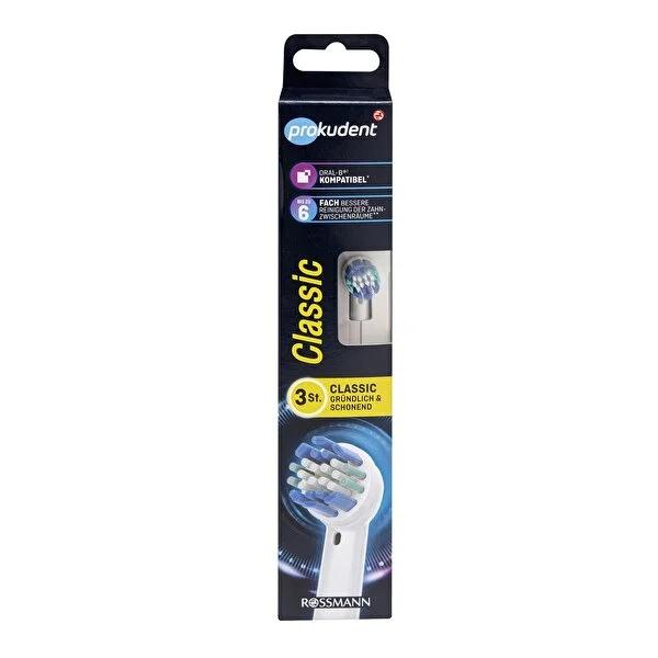Prokudent Electric Toothbrush Replacement Heads (3-Pack) - Compatible with Oral-B & Prokudent Models Prokudent Electric Toothbrush Replacement Heads (3-Pack) Electric toothbrush replacement heads, Prokudent toothbrush heads, Oral-B compatible toothbrush heads, Universal electric toothbrush heads, Replacement toothbrush heads for Oral-B and Prokudent, oral hygiene, toothbrush accessories, Prokudent, Oral-B, electric toothbrush, toothbrush replacement heads