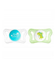 Chicco Orthodontic Pacifier for Newborns - Silicone, 0-2 Months, 2-Pack - Baby Care