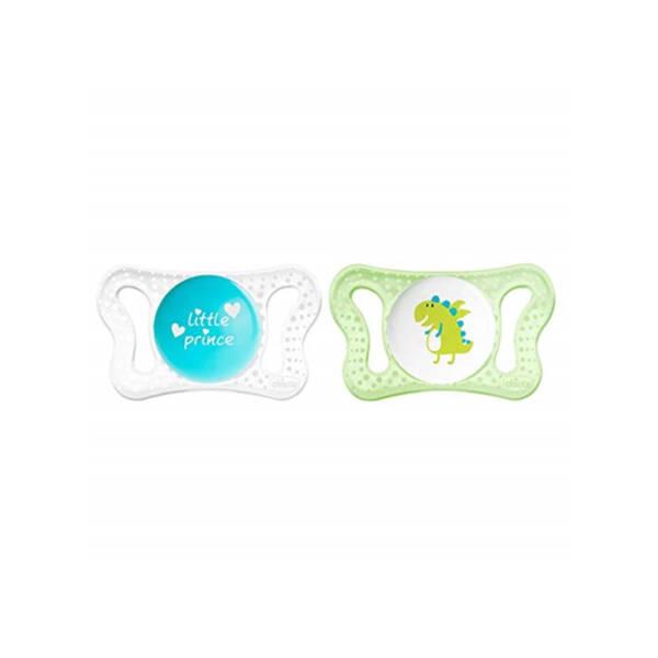 Chicco Orthodontic Pacifier for Newborns - Silicone, 0-2 Months, 2-Pack - Baby Care
