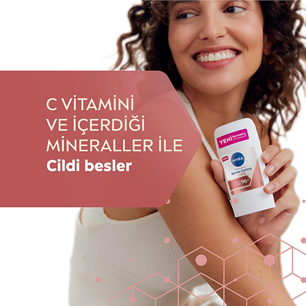 Nivea Derma Control Clinical Women's Deodorant Stick - Long Lasting Anti-Perspirant Protection, 50ml Nivea Derma Control Clinical Deodorant Stick - 96hr Anti-Perspirant Nivea Derma Control Clinical, Women's Deodorant Stick, Long-lasting anti-perspirant, Dermatologically tested deodorant, Anti-perspirant for women, Deodorant for sensitive skin, Underarm care, Sweat protection, Body odor control, Personal care, Women's grooming, Nivea products