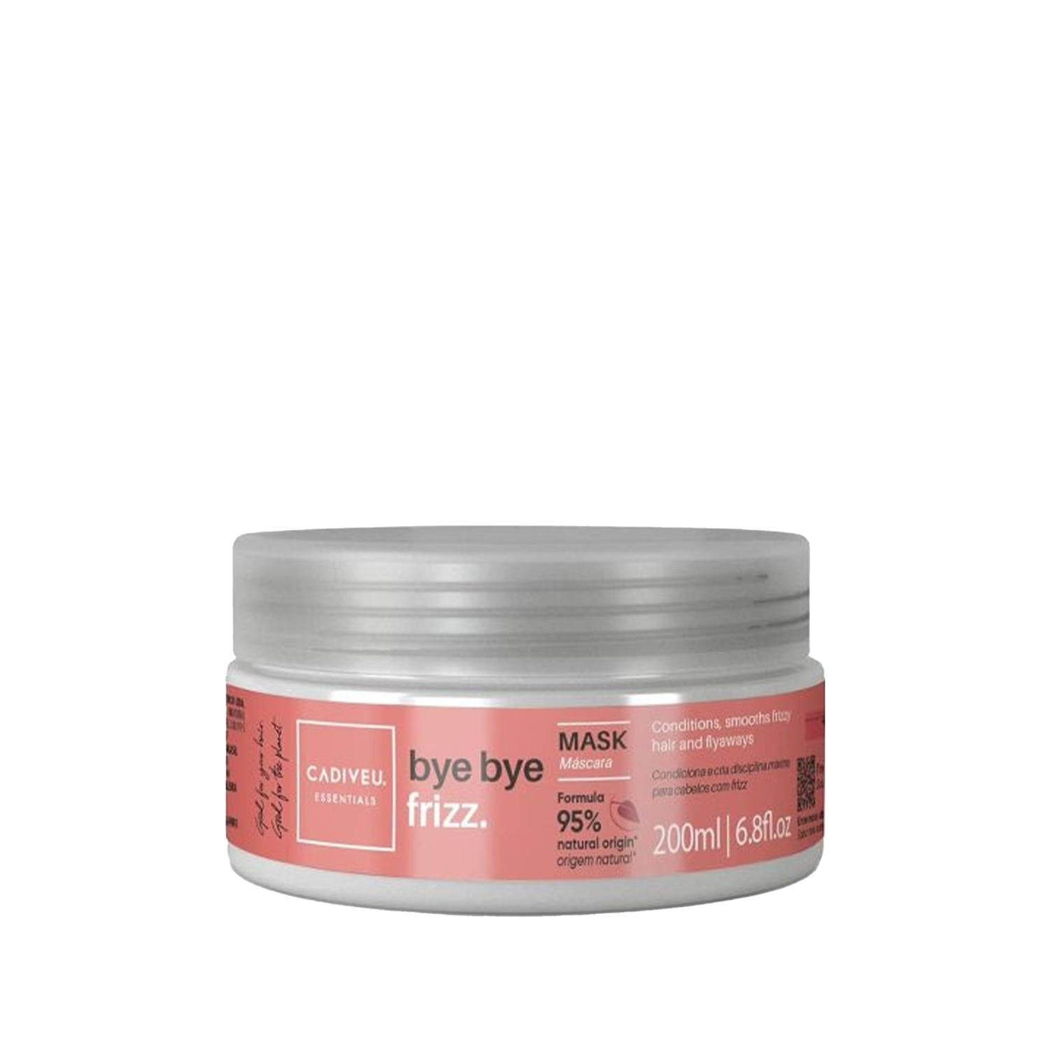 Cadiveu Essentials Bye Bye Frizz Mask - 200ml Anti-Frizz Hair Care for Smooth, Manageable Hair Cadiveu Bye Bye Frizz Mask - Anti-Frizz Hair Care hair mask, anti-frizz hair care, Cadiveu Essentials, hair smoothing treatment, frizz control hair mask, hair care, smoothing mask, hair treatment, frizz control, hair smoothing, Cadiveu, essentials range, 200ml, intensive nourishment, deep conditioning, salon quality hair care