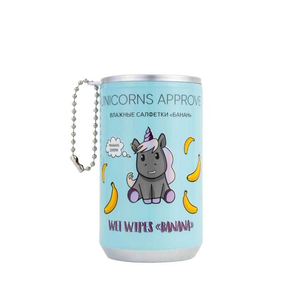 Soda Unicorn Coconut Wet Wipes - 30 Count, Gentle Coconut Scented Baby Wipes for Sensitive Skin, Natural Personal Hygiene Wipes - image 2