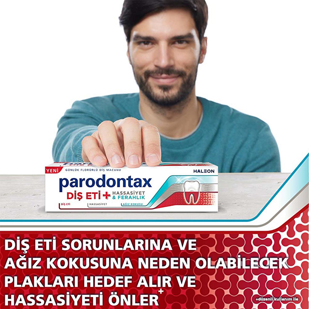 Parodontax Sensitive Teeth and Gum Health Toothpaste with Fluoride - Natural Mint Flavor, 2.54 fl oz Parodontax Sensitive Teeth Toothpaste - Natural Mint, 2.54 fl oz sensitive teeth toothpaste, gum health toothpaste, natural toothpaste, fluoride toothpaste, plaque control toothpaste, oral care, gum sensitivity, natural ingredients, low-sodium toothpaste, breath freshener, tooth decay prevention