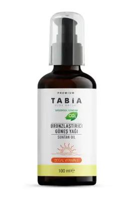 Tabia Natural Tanning Oil for Sun-Kissed Glow - Moisturizing & Nourishing with Sesame Seed, Pomegranate, Rice Bran - Bronzer