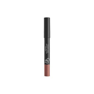 Golden Rose Matte Lipstick Crayon - Vegan, Cruelty-Free, Moisturizing Lip Color - Lipstick