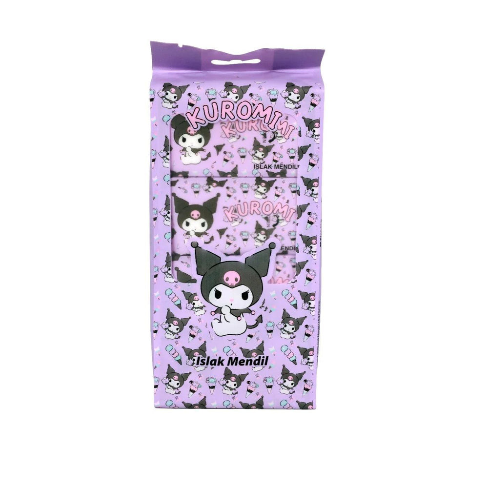 MyClean Kuromi Mini Wet Wipes Pocket-Sized 8 Wipes