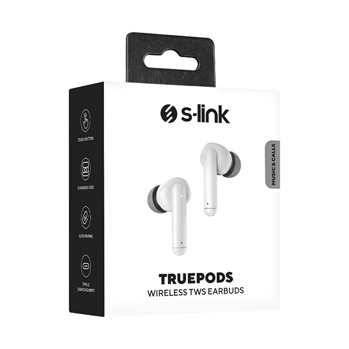 S-link TruePods TWS Bluetooth Earbuds - Waterproof, Long-Lasting Battery, Wireless Audio Experience S-link TruePods TWS Bluetooth Earbuds - Waterproof & Long Battery Life TWS Bluetooth Earbuds, Wireless Earbuds, Bluetooth 5.3 Earbuds, Waterproof Earbuds, Portable Bluetooth Headphones, S-link TruePods, Long-Lasting Battery, Sweat-Resistant Earbuds, Wireless Audio, Music Accessories, Tech Gifts