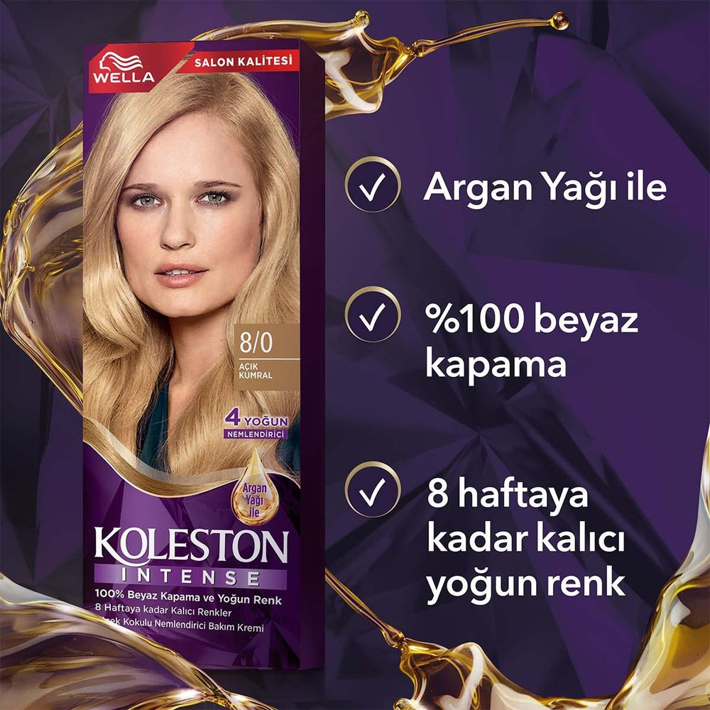 Wella Koleston Intense Hair Dye - Long-Lasting Color with Argan Oil, 100% Grey Coverage - view 7