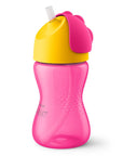 Philips Avent Bendy Straw Sippy Cup for Toddlers 12+ Months - 300ml/10oz Pink - view 2