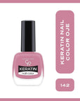 Golden Rose Keratin Nail Color No: 142 Pink Polish 10.5ml