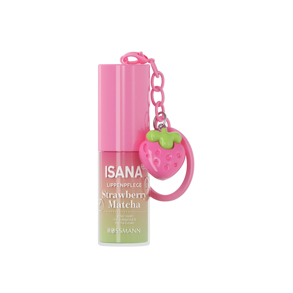Isana Strawberry Matcha Lip Balm for Hydrated Lips 4ml