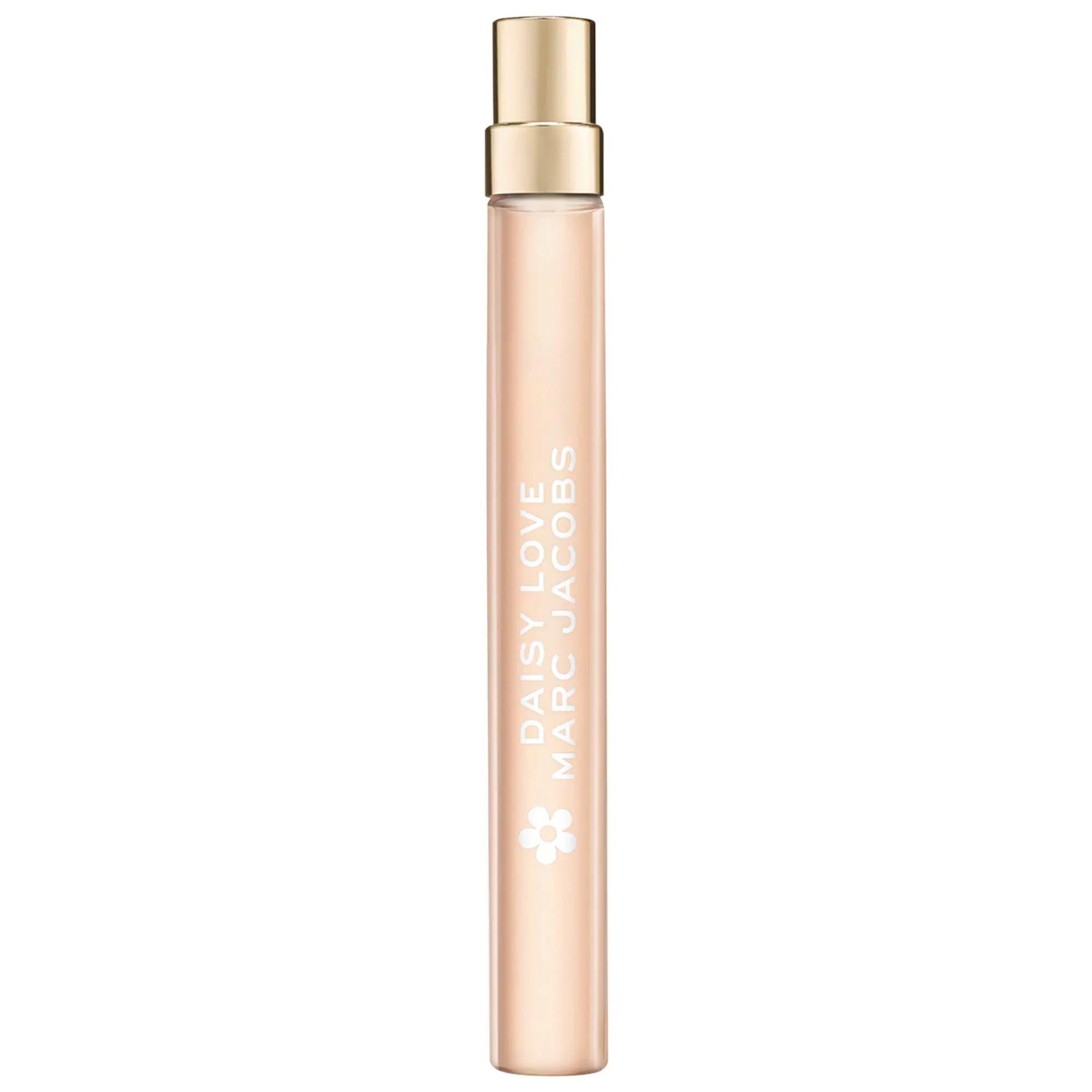 Marc Jacobs Daisy Love Eau de Toilette Travel Spray - Portable Floral Gourmand Fragrance for Women Daisy Love Eau de Toilette Travel Spray - Floral Fragrance Daisy Love fragrance, Eau de Toilette spray, Travel perfume, Floral gourmand scent, Portable fragrance, Women's fragrance, Travel spray, Marc Jacobs, Floral scent, Gourmand fragrance, Compact perfume, TSA compliant, Everyday fragrance, Women's perfume, Gift for her