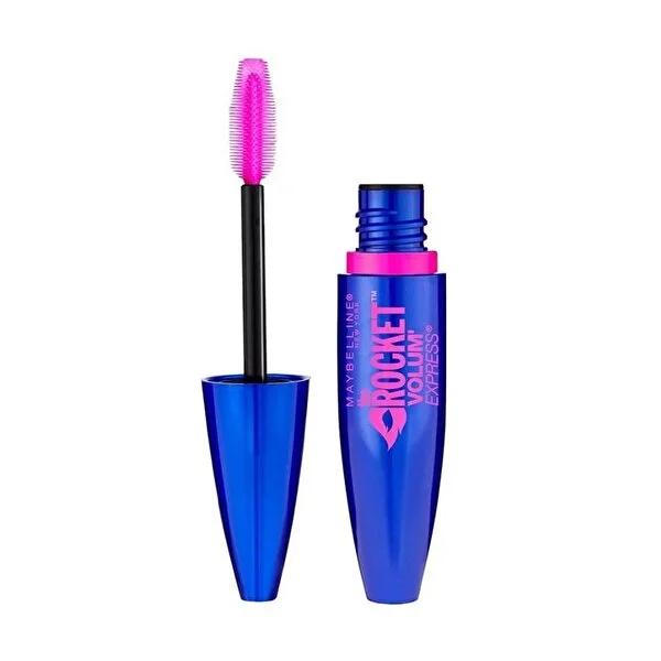 Maybelline Rocket Volume Express Mascara - 8x Volumizing Black Mascara for Dramatic Eye Makeup Maybelline Rocket Volume Express - 8x Volumizing Mascara volumizing mascara, dramatic eye makeup, easy-to-apply mascara, Maybelline Rocket Volume Express, black mascara, beauty, cosmetics, eye care, makeup, lash care, volume, length, dramatic lashes, special occasion makeup, everyday makeup, beauty essentials