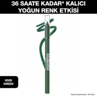 Maybelline New York Tattoo Liner Jel Göz Kalemi - 817 Vivid Green, Suya Dayanıklı, Çarpıcı Burgundy Rengi, Kolay Uygulama Maybelline Tattoo Liner - Suya Dayanıklı Burgundy Göz Kalemi Jel Göz Kalemi, Maybelline New York, Tattoo Liner, Burgundy Rengi, Suya Dayanıklı Makyaj, Göz Makyajı, Kalıcı Makyaj, Kozmetik, Makyaj Ürünleri, Göz Kalemi, Jel Makyaj, Burgundy Göz Kalemi, Suya Dayanıklı Göz Kalemi