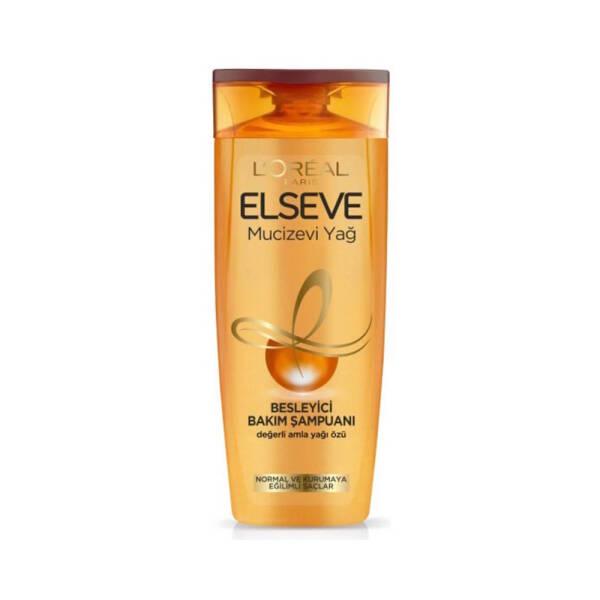 Elseve Nourishing Shampoo with Mucizevi Yağ - 450ml for Soft and Shiny Hair - Shampoo