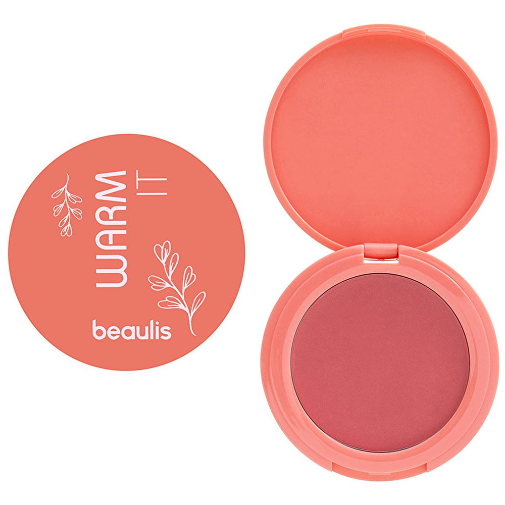 Beaulis Cream Blush - Natural Makeup, Long-Lasting, Easy Application - Warm It Krem Allık 558 Hot Coral - view 2