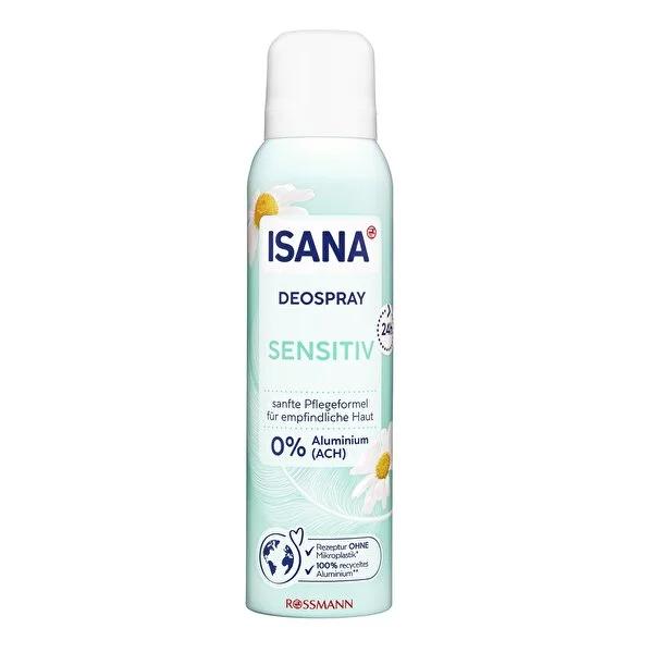 Isana Sensitive Deodorant Spray - Gentle on Skin, Long-Lasting Protection - 150ml Isana Sensitive Deodorant Spray - Gentle &amp; Long-Lasting sensitive deodorant spray, dermatologically tested deodorant, long-lasting deodorant, gentle on skin deodorant, Isana Deodorant, personal care for sensitive skin, antiperspirant spray, gentle deodorant, long-lasting antiperspirant