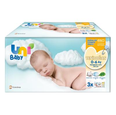 Uni Baby Wet Wipes for Newborns - 3 Packs of 40 Wipes, Gentle, Hypoallergenic, Natural Baby Care Uni Baby Wet Wipes for Newborns - Gentle & Hypoallergenic baby wet wipes, newborn wet wipes, organic cotton baby wipes, hypoallergenic baby wipes, natural baby care products, gentle baby wipes, baby care, newborn care, baby essentials, parenting essentials, Uni Baby