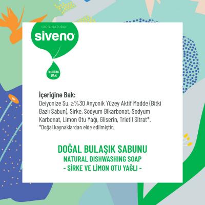 Siveno Natural Dish Soap 500ml - Eco-Friendly, Hypoallergenic, and Gentle on Hands Siveno Natural Dish Soap - Eco-Friendly & Gentle natural dish soap, eco-friendly cleaning products, hypoallergenic dish soap, organic lemon oil dish soap, biodegradable dish soap, gentle on hands, cruelty-free, paraben-free, sulfate-free, environmentally friendly, natural cleaning solutions, kitchen essentials, household cleaning products