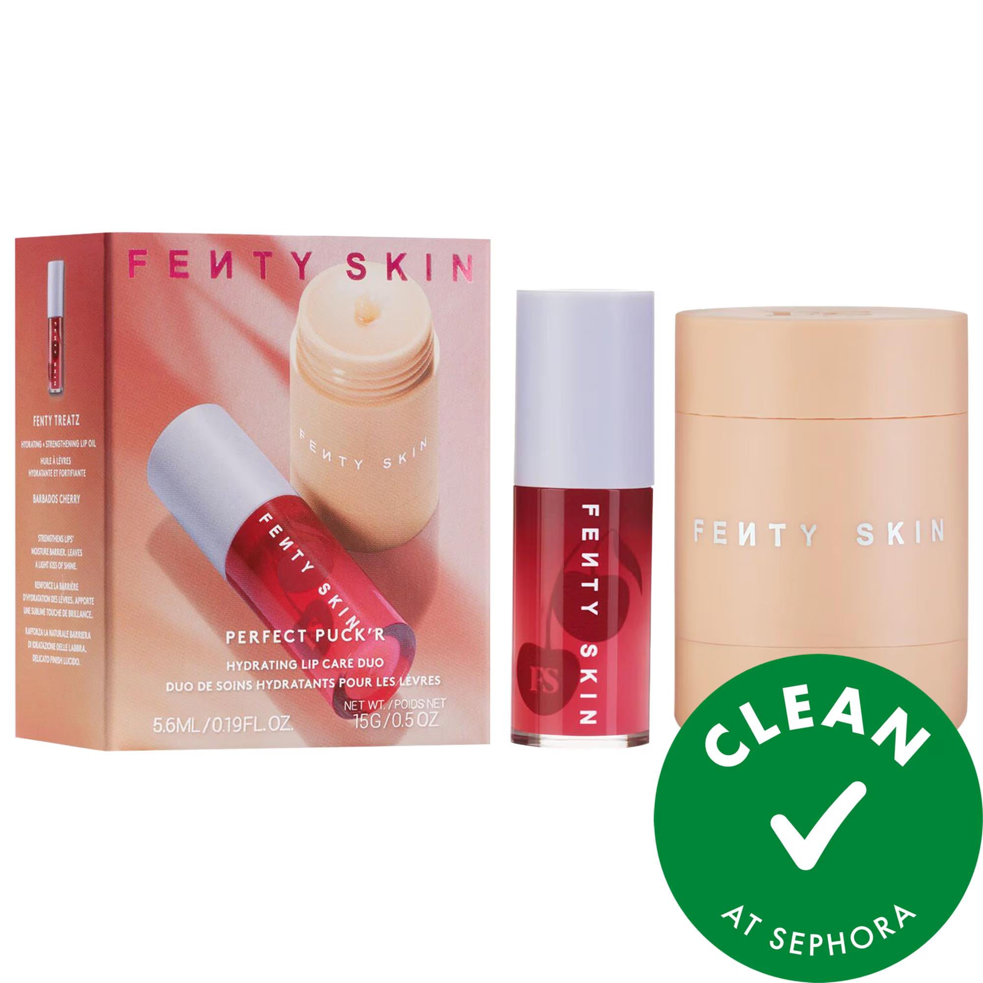 Fenty Beauty Perfect Puck&#39;r Hydrating Lip Care Duo - Vegan Lip Mask &amp; Oil for Dry Lips Fenty Beauty Hydrating Lip Care Duo - Vegan Lip Mask &amp; Oil lip care, hydrating lip mask, lip oil, vegan skincare, cruelty-free products, natural lip care, dry lip treatment, Fenty Beauty, lip care set, vegan lip products, cruelty-free skincare, natural ingredients, moisturizing lip care, lip hydration, skincare duo