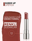 Flormar Sheer Up Gaia: Moisturizing Semi-Transparent Lipstick for Natural, Glossy Lip Color | Hydrating, Lightweight & Creamy Flormar Sheer Lipstick: Natural, Glossy, & Moisturizing sheer lipstick, moisturizing lipstick, natural lip color, glossy lipstick, semi-transparent lipstick, hydrating lipstick, creamy lipstick, Flormar lipstick, natural finish lipstick, lightweight lipstick, lipstick, lip color, lip gloss, makeup, cosmetics, beauty, natural makeup look, dry lips, chapped lips, easy-to-apply makeup, 