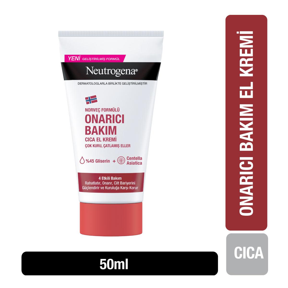 neutrogena repairing hand cream packaging, neutrogena hand cream application on hands, neutrogena hand cream texture Neutrogena Repairing Hand Cream - Nourishing Care for Dry Skin | 50 ml Neutrogena Repairing Hand Cream - Nourishing Care 50 ml neutrogena, hand-cream, dry-skin, soothing-cream, repairing-cream, moisturizing, cica, glycerin, skin-care, ai-generated