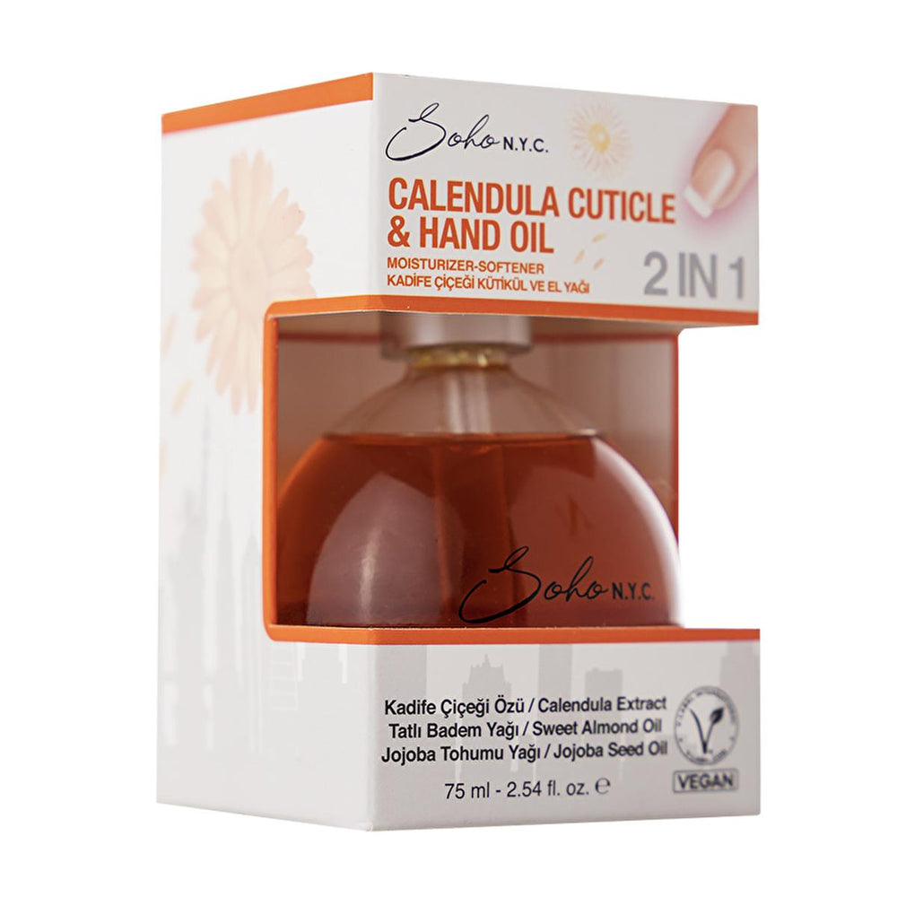 Soho N.Y.C. Calendula Cuticle and Hand Oil - Nourishing Skincare for Dry Cuticles and Hands - view 2