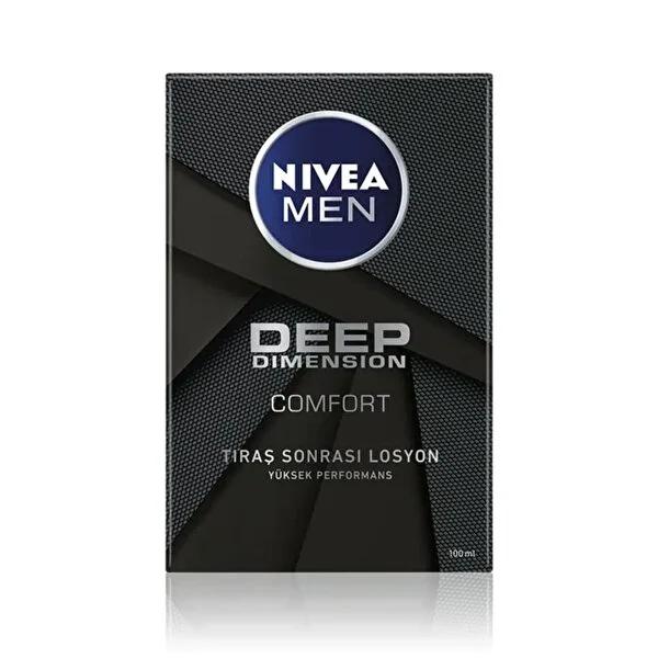Nivea Men Deep Dimension Comfort After Shave Lotion for Sensitive Skin - Soothes, Protects, and Refreshes - 3.38 fl oz Nivea Men After Shave Lotion - Soothes & Protects Sensitive Skin Nivea Men After Shave Lotion, Deep Dimension Comfort, After shave lotion for sensitive skin, Men's grooming products, Tıraş Sonrası Losyon, Sensitive skin care, Men's skincare, Nivea Men, Post-shave comfort, Masculine fragrance, Dermatologically approved, Skincare for men, Shaving essentials, Grooming must-haves