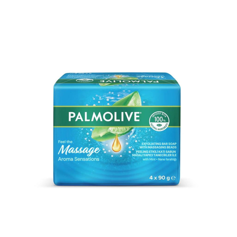 Palmolive Aroma Sensations Massage Peeling Bar Soap 4 x 90g