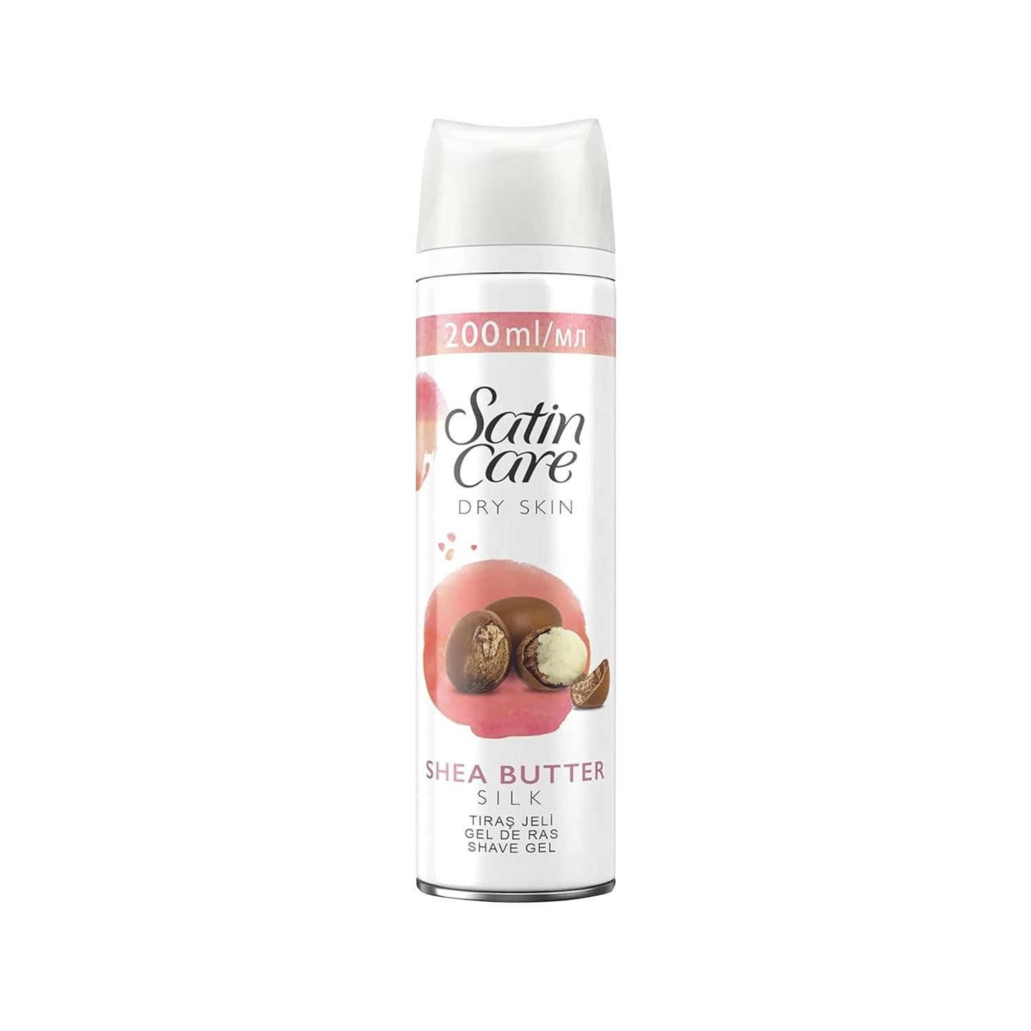 Satin Care Shaving Gel for Dry Skin - 200ml, Gentle Shaving Care for Sensitive Skin Satin Care Shaving Gel for Dry Skin - Gentle & Comfortable shaving gel for dry skin, dry skin shaving care, satin care shaving gel, sensitive skin shaving products, personal care, grooming, dry skin care, sensitive skin care, shaving products, satin care products