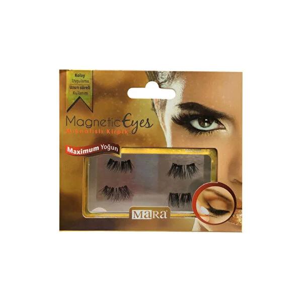 Mara Magnetic False Eyelashes - Easy Application, Natural Look, Reusable - Mara Manyetik Takma Kirpik - image 3