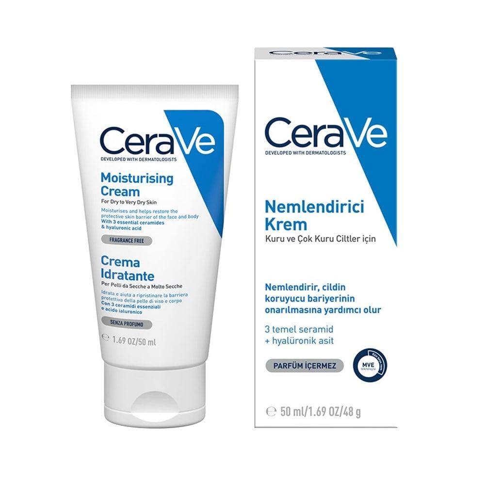CeraVe Moisturizing Cream 50ml - Long-Lasting Hydration for Dry Skin - image 6