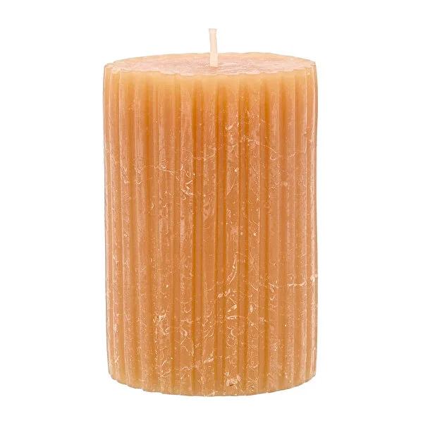 Rubin Licht Rustic Oluklu Mum Bal Candle - Long-Lasting, Artisanal, Decorative - 3.94 x 2.68 inches Rubin Licht Rustic Candle - Long-Lasting & Artisanal Rustic Candle, Long-Lasting Candle, Artisanal Candle, Decorative Candle, Bal Mum, Unique Home Decor, Vintage Home Decor, Country-Themed Interiors, Long Burn Time Candle, Artisanal Home Decor, Candle for Gift, Rustic Home Accessories