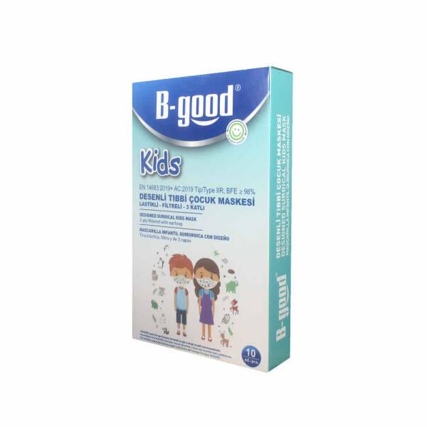 B-Good Children's Disposable Face Masks - 3-Ply Protection, Fun Patterns, Comfortable Fit - Kids Surgical Mask, Allergy Mask, Dust Mask - image 2