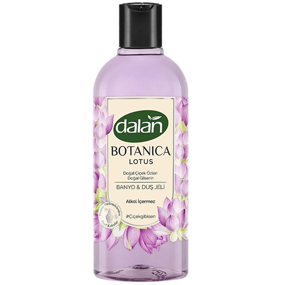 Dalan Lotus Botanica Natural Shower Gel - Gentle, Fragrant, 16.91 fl oz - Perfume