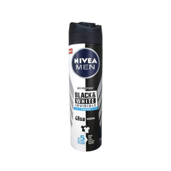Nivea Men Invisible Fresh Deodorant Spray: 48H Stain Protection, Alcohol-Free, Long-Lasting Fresh Scent - 5.07 fl oz Nivea Men Deodorant: 48H Freshness & Stain Protection Nivea men deodorant, anti-perspirant deodorant, deodorant for men, stain protection deodorant, alcohol-free deodorant, white mark protection, yellow stain protection, 48 hour deodorant, fresh scent deodorant, deodorant spray for men, mens deodorant, deodorant spray, anti-perspirant, sweat protection, odor control, sensitive skin, body odor