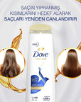 Dove Intensive Repair Shampoo for Damaged Hair - Nourishing, Vegan, PETA-Approved - 13.53 fl oz - view 2